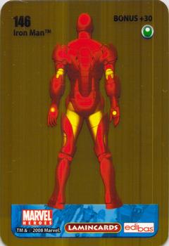 2008 Edibas Lamincards Marvel Heroes #146 Iron Man Back