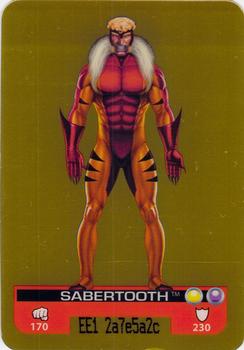 2008 Edibas Lamincards Marvel Heroes #155 Sabertooth Front