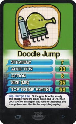 2014 Top Trumps Top 30 Apps #NNO Doodle Jump Front