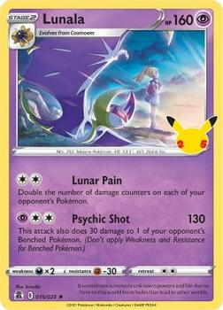Lunala Holo Cracked Ice - Guardians Rising Pokémon card 61/145