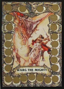 1993 Merlin BattleCards #21 Warg the Mighty Front
