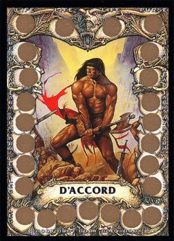 1993 Merlin BattleCards #56 D'Accord the Daring Front