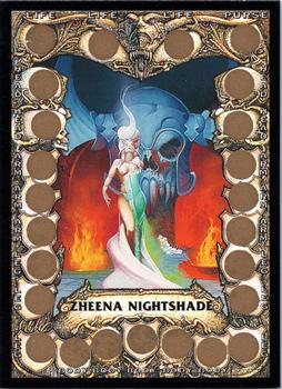 1993 Merlin BattleCards #87 Zheena Nightshade Front
