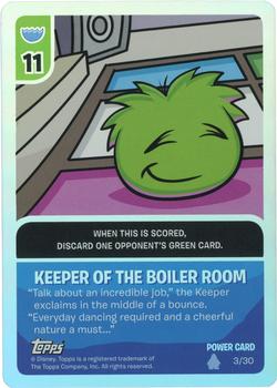 2009 Topps Club Penguin Card-Jitsu Puffle Deck #3 Keeper of the Boiler Room Front