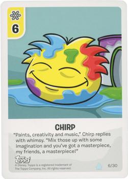 2009 Topps Club Penguin Card-Jitsu Puffle Deck #6 Chirp Front