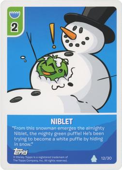 2009 Topps Club Penguin Card-Jitsu Puffle Deck #12 Niblet Front