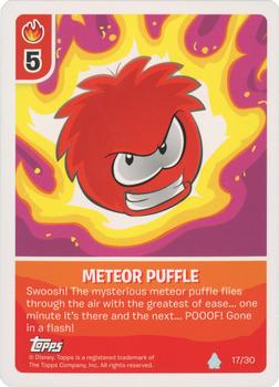 2009 Topps Club Penguin Card-Jitsu Puffle Deck #17 Meteor Puffle Front