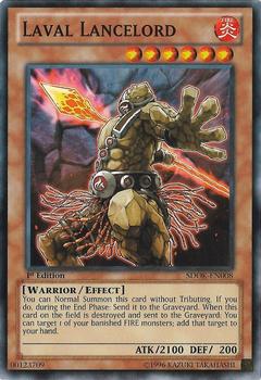 2013 Yu-Gi-Oh! Onslaught of the Fire Kings English 1st Edition #SDOK-EN008 Laval Lancelord Front