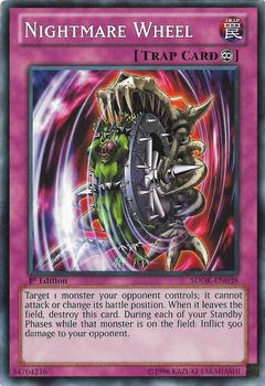 2013 Yu-Gi-Oh! Onslaught of the Fire Kings English 1st Edition #SDOK-EN038 Nightmare Wheel Front