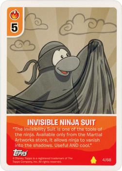 2009 Topps Club Penguin Card-Jitsu #4 Invisible Ninja Suit Front