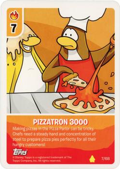 2009 Topps Club Penguin Card-Jitsu #7 Pizzatron 3000 Front