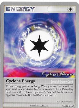 2010 Pokemon World Championship - Happy Luck #NNO Cyclone Energy Front