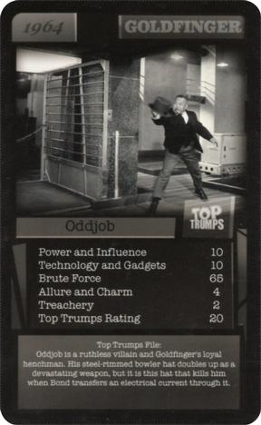 2016 Top Trumps 007 #NNO Oddjob Front