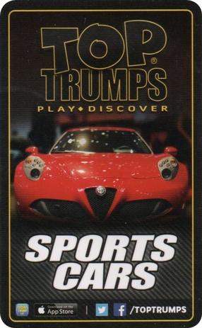 2019 Top Trumps Sports Cars #NNO Farrari 458 Back
