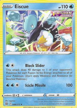 2022 Pokemon Sword & Shield Brilliant Stars #044/172 Eiscue Front