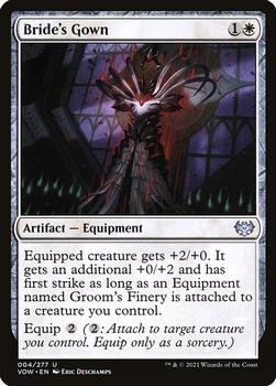 2021 Magic The Gathering Innistrad: Crimson Vow #4 Bride's Gown Front