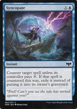 2021 Magic The Gathering Innistrad: Crimson Vow #83 Syncopate Front