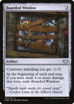2021 Magic The Gathering Innistrad: Crimson Vow #253 Boarded Window Front