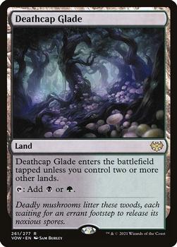 2021 Magic The Gathering Innistrad: Crimson Vow #261 Deathcap Glade Front