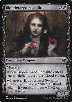 2021 Magic The Gathering Innistrad: Crimson Vow #288 Bloodcrazed Socialite Front