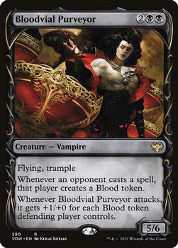 2021 Magic The Gathering Innistrad: Crimson Vow #290 Bloodvial Purveyor Front