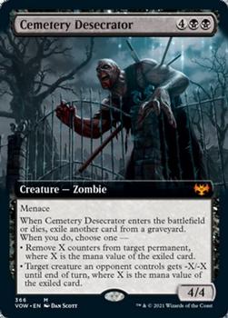 2021 Magic The Gathering Innistrad: Crimson Vow #366 Cemetery Desecrator Front