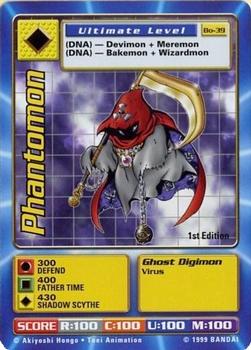 1999 Digimon Battle Series 1 Booster 1st Edition #Bo-39 Phantomon Front