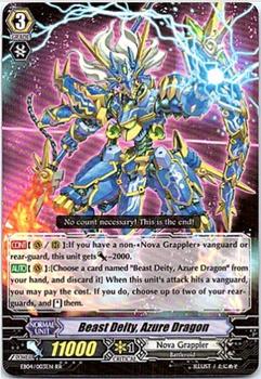 2013 CardFight!! Vanguard Infinite Phantom Legion #EB04/003EN Beast Deity, Azure Dragon Front