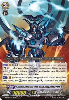 2013 CardFight!! Vanguard Infinite Phantom Legion - SP Parallel #EB04/S02EN Infinite Corrosion Form, Death Army Cosmo Lord Front