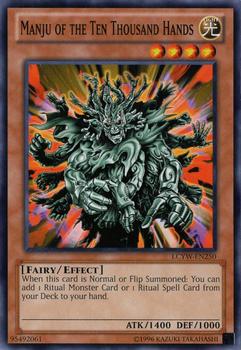 2012 Yu-Gi-Oh! Legendary Collection 3: Yugi's World Mega Pack English #LCYW-EN250 Manju of the Ten Thousand Hands Front