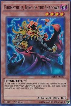 2016 Yu-Gi-Oh! Destiny Soldiers English 1st Edition #DESO-EN047 Prometheus, King of the Shadows Front