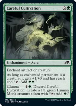 2022 Magic: The Gathering Kamigawa Neon Dynasty #178 Careful Cultivation Front