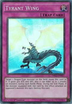 2015 Yu-Gi-Oh! Dragons of Legend 2 English 1st Edition #DRL2-EN007 Tyrant Wing Front