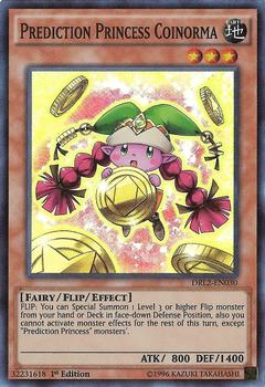 2015 Yu-Gi-Oh! Dragons of Legend 2 English 1st Edition #DRL2-EN030 Prediction Princess Coinorma Front