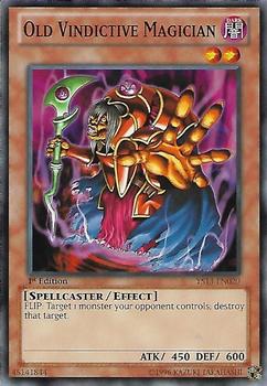 2013 Yu-Gi-Oh! V for Victory English 1st Edition #YS13-EN020 Old Vindictive Magician Front