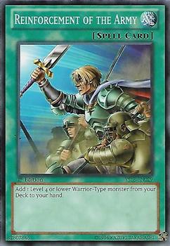 2013 Yu-Gi-Oh! V for Victory English 1st Edition #YS13-EN029 Reinforcement of the Army Front
