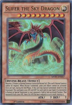 2016 Yu-Gi-Oh! The Dark Side of Dimensions Movie Pack English 1st Edition #MVP1-EN057 Slifer the Sky Dragon Front