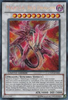 2010 Yu-Gi-Oh! Collectors Tins: Series 7 English Limited Edition Promos #CT07-EN001 Majestic Red Dragon Front