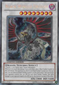 2010 Yu-Gi-Oh! Collectors Tins: Series 7 English Limited Edition Promos #CT07-EN002 Black-Winged Dragon Front