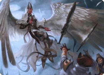 2021 Magic The Gathering Innistrad: Crimson Vow - Art Series #5 Angelic Quartermaster Front