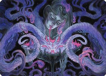 2021 Magic The Gathering Innistrad: Crimson Vow - Art Series #30 Demonic Bargain Front