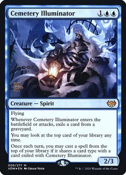 2021 Magic The Gathering Innistrad: Crimson Vow - Date Stamped Promo #50 Cemetery Illuminator Front