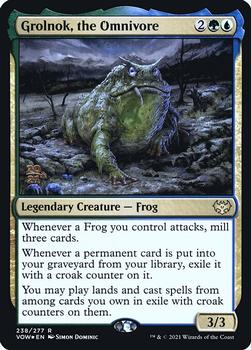 2021 Magic The Gathering Innistrad: Crimson Vow - Date Stamped Promo #238 Grolnok, the Omnivore Front