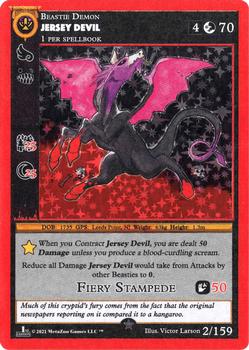 2021 MetaZoo Cryptid Nation 1 Edition #2/159 Jersey Devil Front