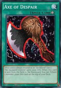2014 Yu-Gi-Oh! Space-Time Showdown English 1st Edition #YS14-EN026 Axe of Despair Front