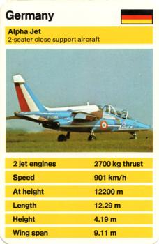 1970-79 Top Trumps Military Aircraft #NNO Alpha Jet Front