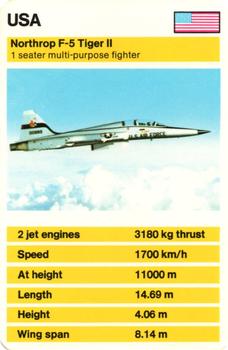 1970-79 Top Trumps Military Aircraft #NNO Northrop F-5 Tiger II Front