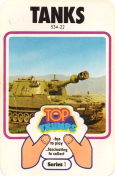 1970-79 Top Trumps Tanks #NNO Title Card Front