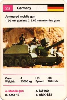 1970-79 Top Trumps Tanks #2a Armoured mobile gun Front