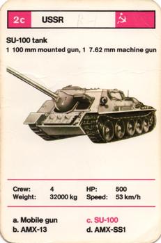 1970-79 Top Trumps Tanks #2c SU-100 tank Front
